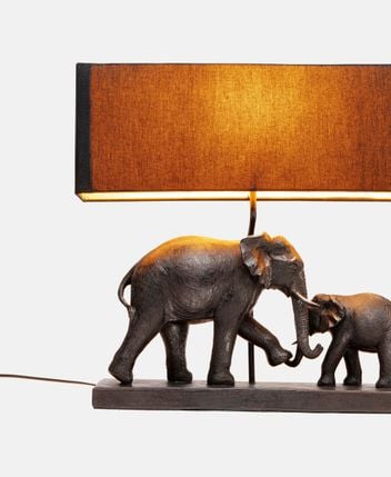 Table Light Elephant Family