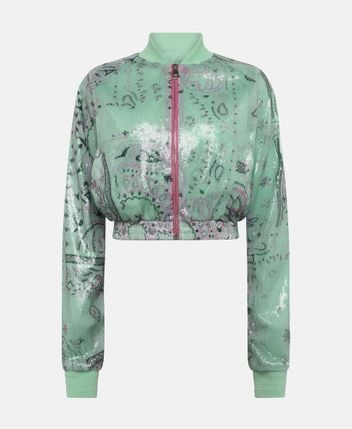 Sequinned jacket Paillettes Bandana