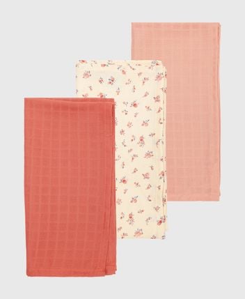 Burp cloths, pack of 3