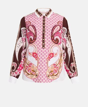 Silk shirt blouse