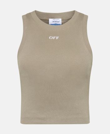 Ribbed tank top Row