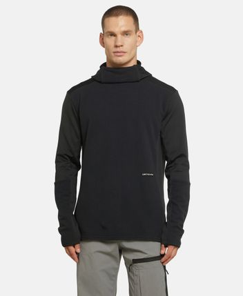 Wool-blend hoodie FLEECE CORD HOODY