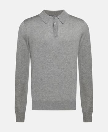 Knitted polo shirt