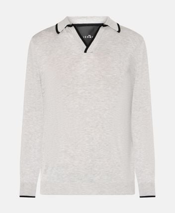 Knitted polo shirt