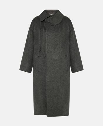 Wool-blend coat