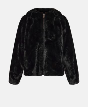 Faux fur jacket