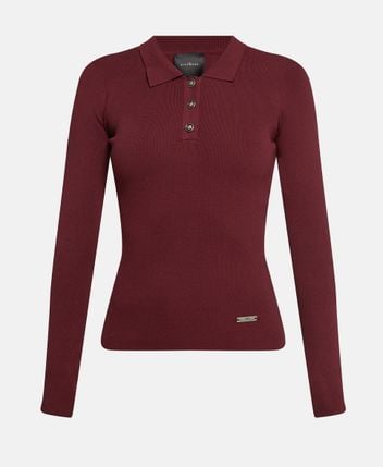 Knitted polo shirt
