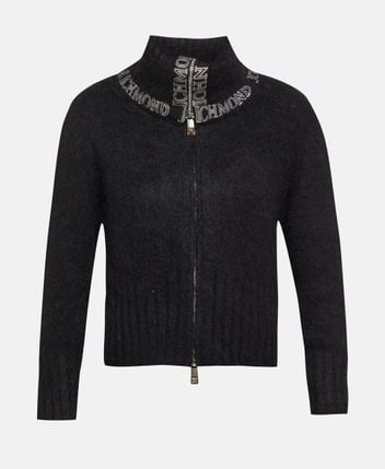 Wool-blend cardigan