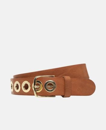 Leather belt