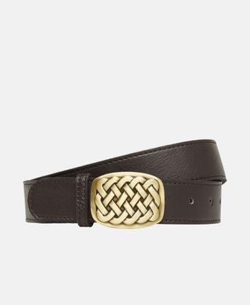 Leather belt