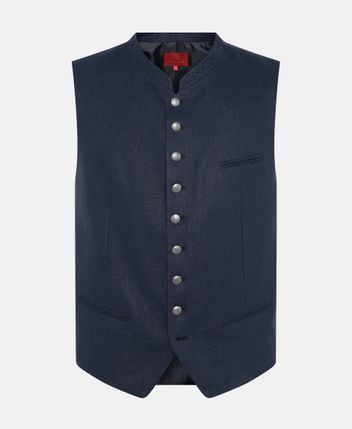 Traditional linen costume gilet