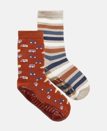 Anti-slip socks, 2 pack