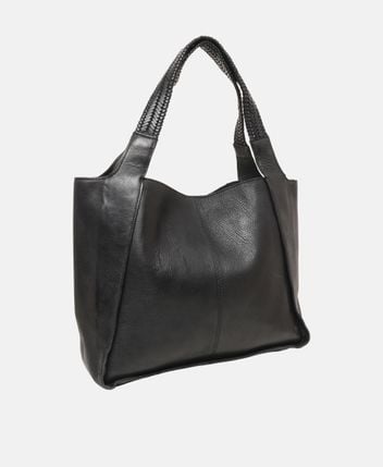 Leather shopper