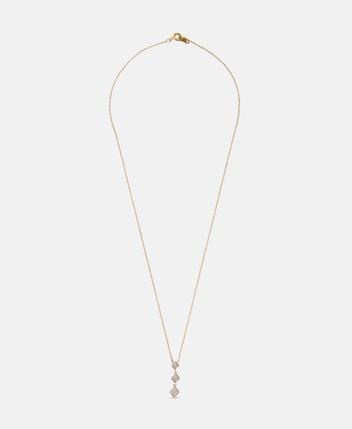 Necklace with diamond pendant