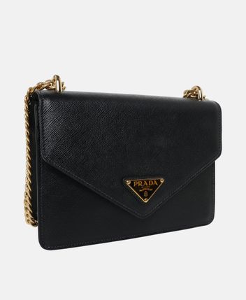 Leather shoulder bag