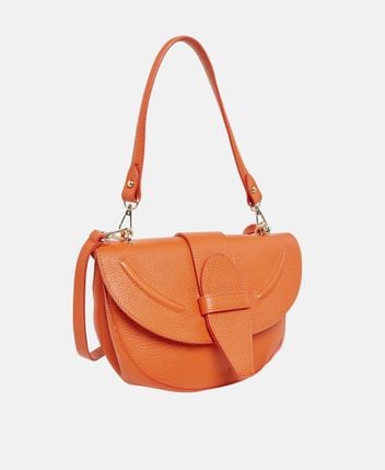 Leather shoulder bag