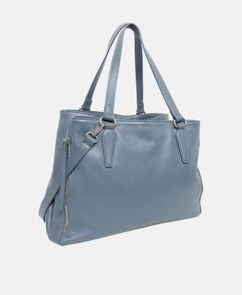 Leather shopper