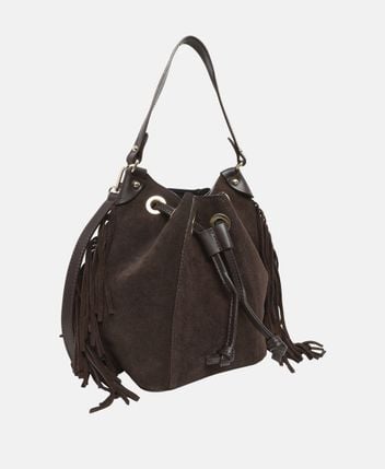 Leather bucketbag Alva
