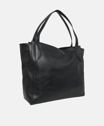 Leather shopper
