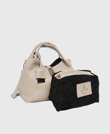 Leather handbag