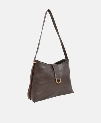 Leather shoulder bag