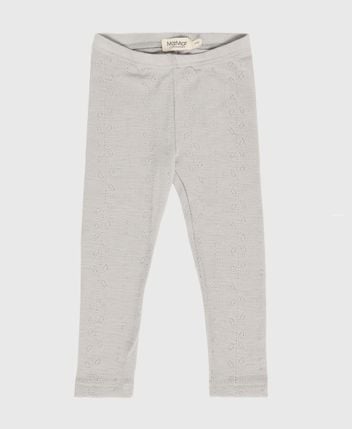 Wool leggings Pointelle