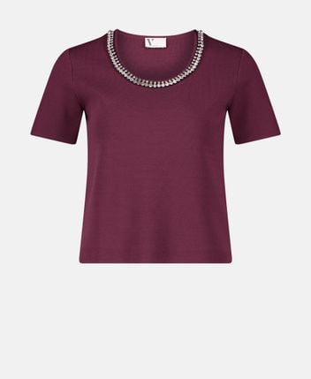 Short-sleeved pullover