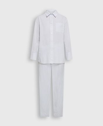 Linen-blend pyjamas Lora