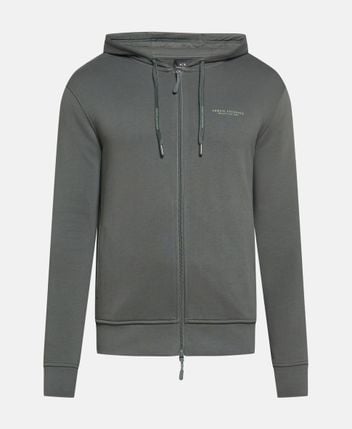 Hooded sweat jacket