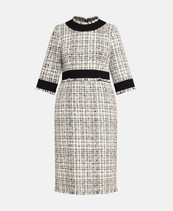 Wool-blend dress