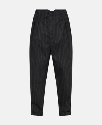Wool-blend trousers