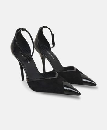 Ankle strap pump Crystal