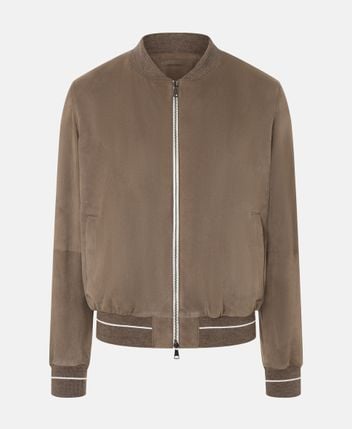 Leather blouson Berto S