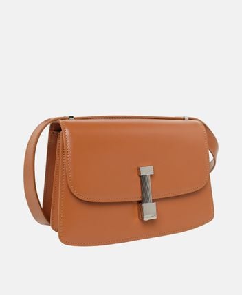 Leather cross body bag Colonne