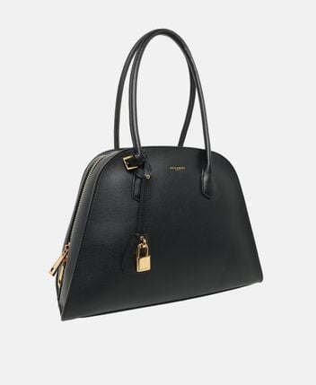 Leather shoulder bag Tetra