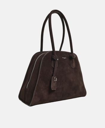 Leather shoulder bag Tetra
