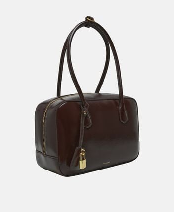 Leather shoulder bag Kasset