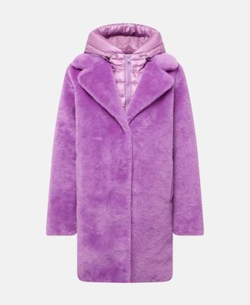 Faux fur coat