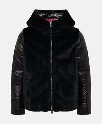 Faux fur jacket