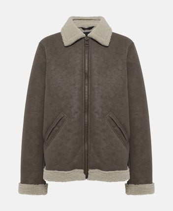 Leather-look jacket