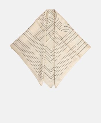 Silk square scarf