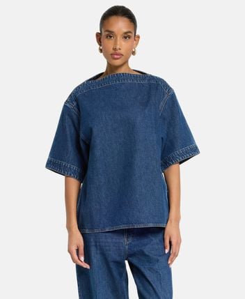 Denim top