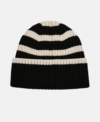 Wool beanie Signature stripe