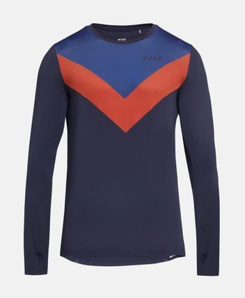 Long-sleeved top Chevron