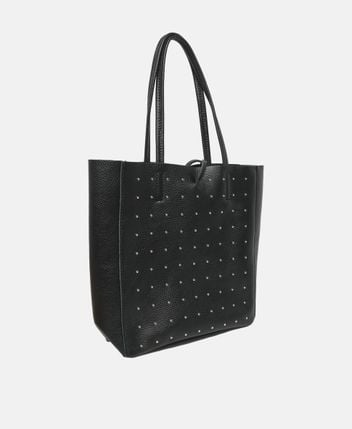 Leather shopper