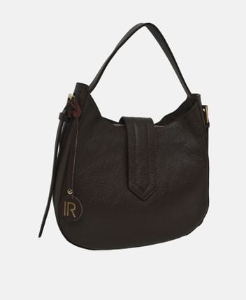 Leather shoulder bag