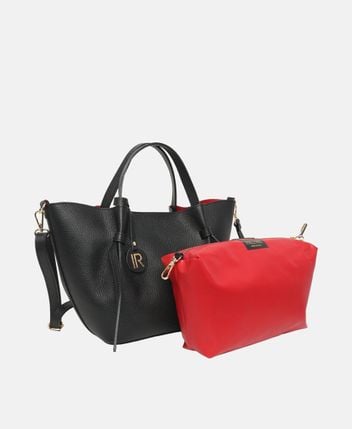 Leather shopper