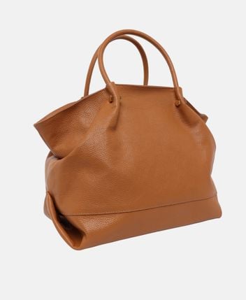 Leather shopper