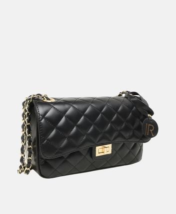 Leather shoulder bag