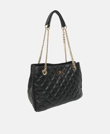 Leather shoulder bag